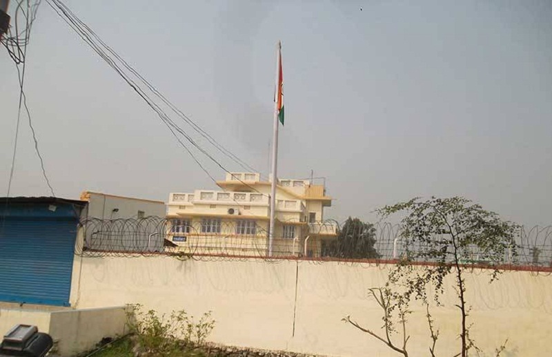 Z indian flag in biratnagar